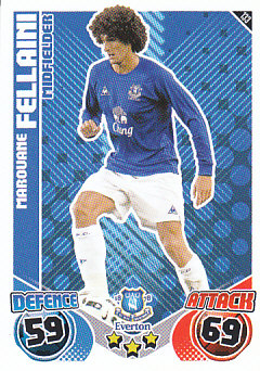 Marouane Fellaini Everton 2010/11 Topps Match Attax #133